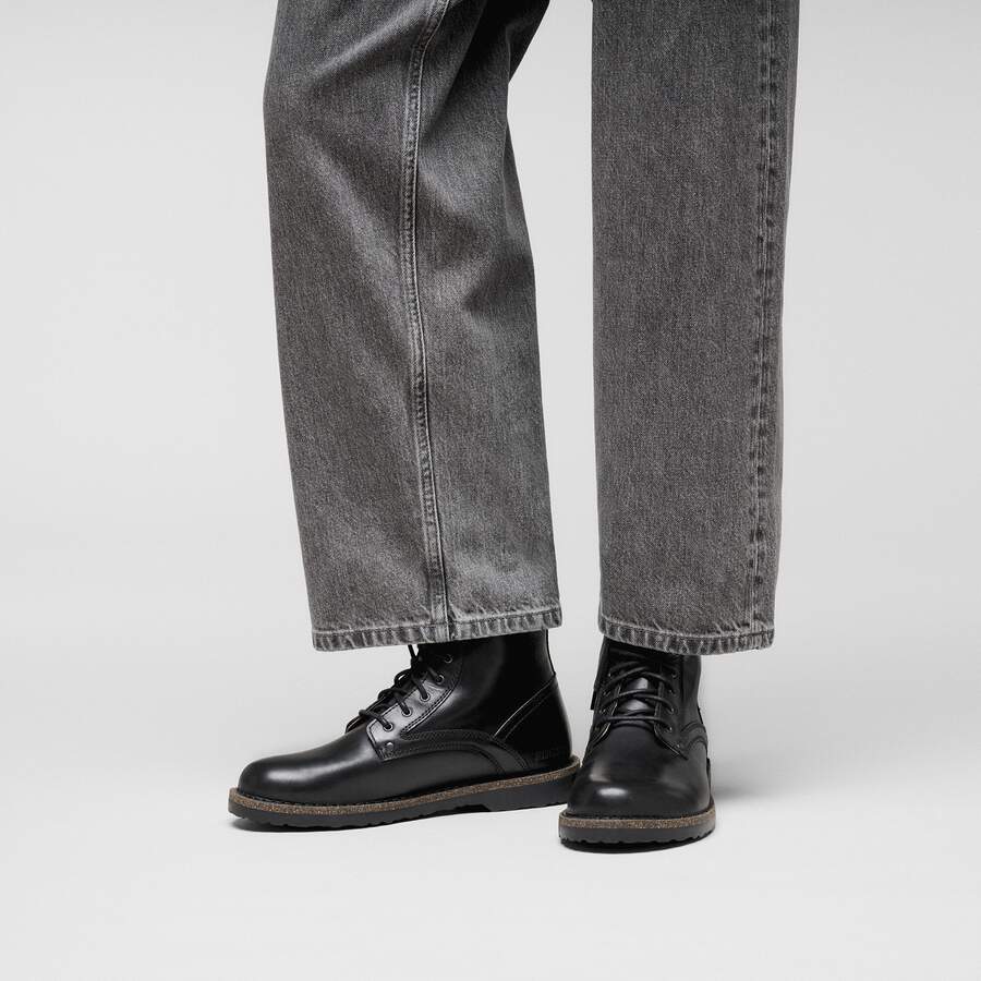 Bryson Natural Leather - Black