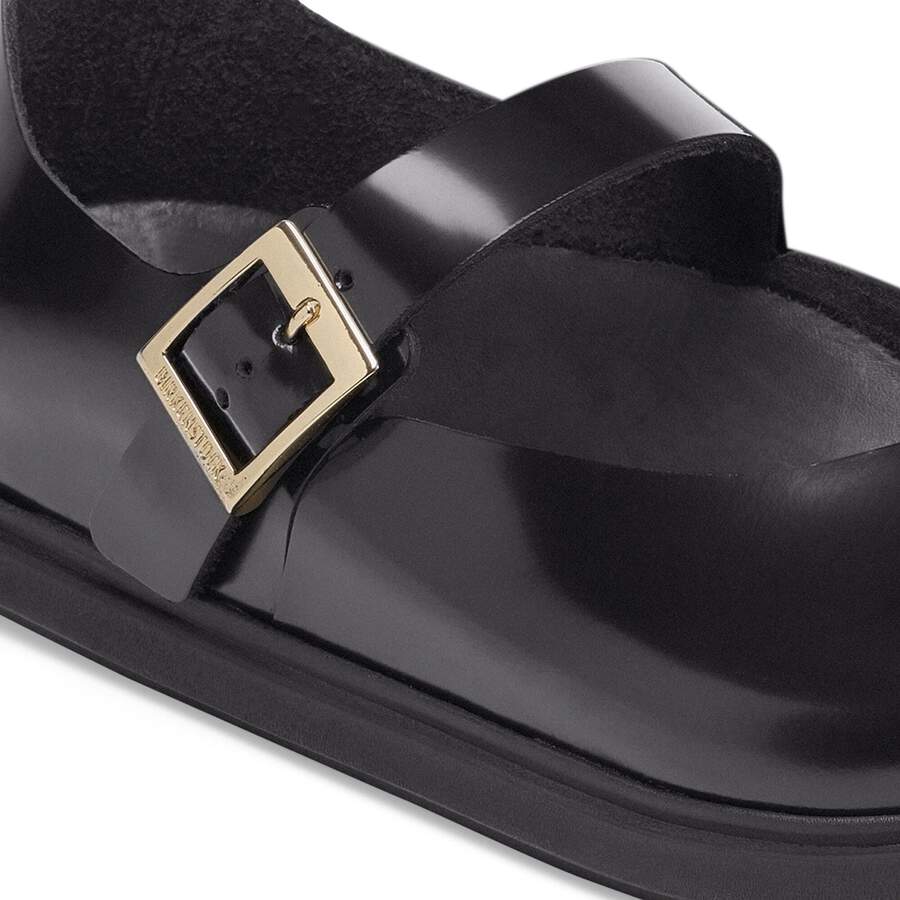 Mantova Cup Sole Natural Leather Patent - High Shine Black