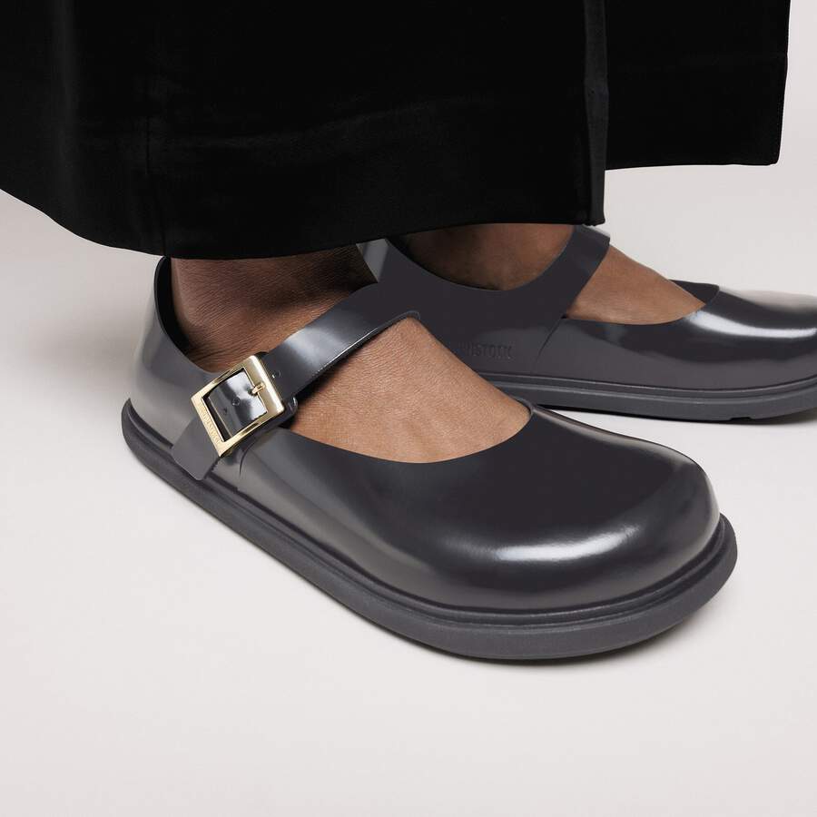 Mantova Cup Sole Natural Leather Patent - High Shine Black