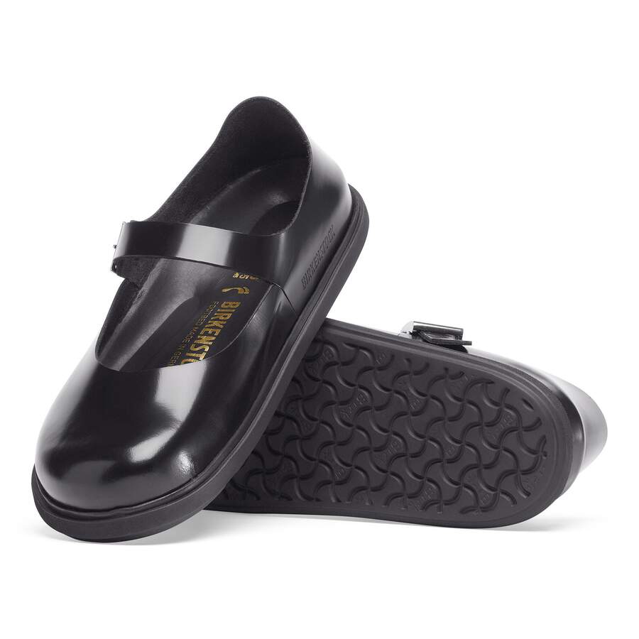 Mantova Cup Sole Natural Leather Patent - High Shine Black