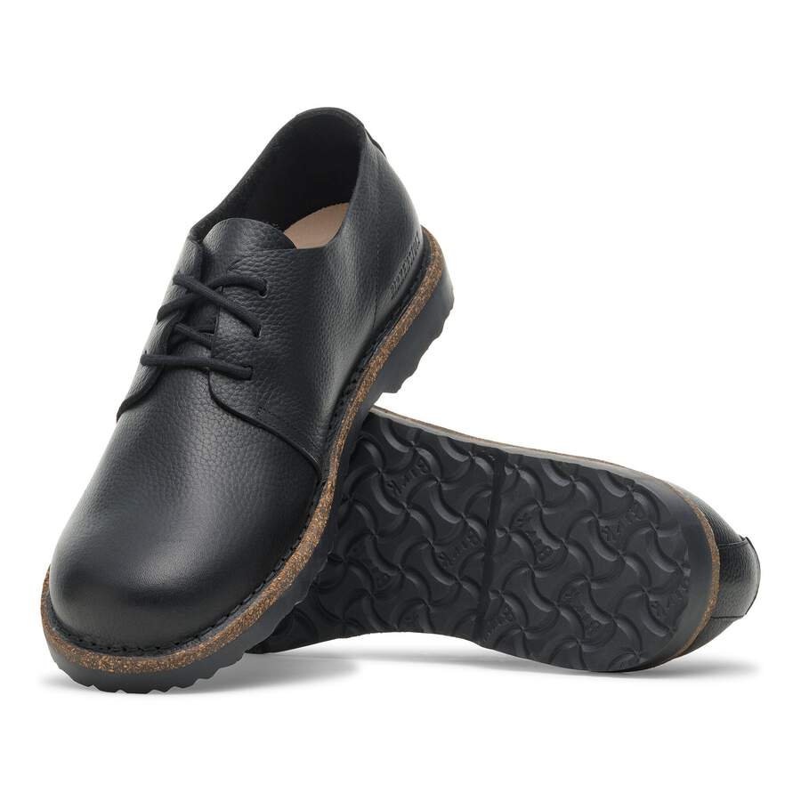 Uppsala Low Natural Leather - Black