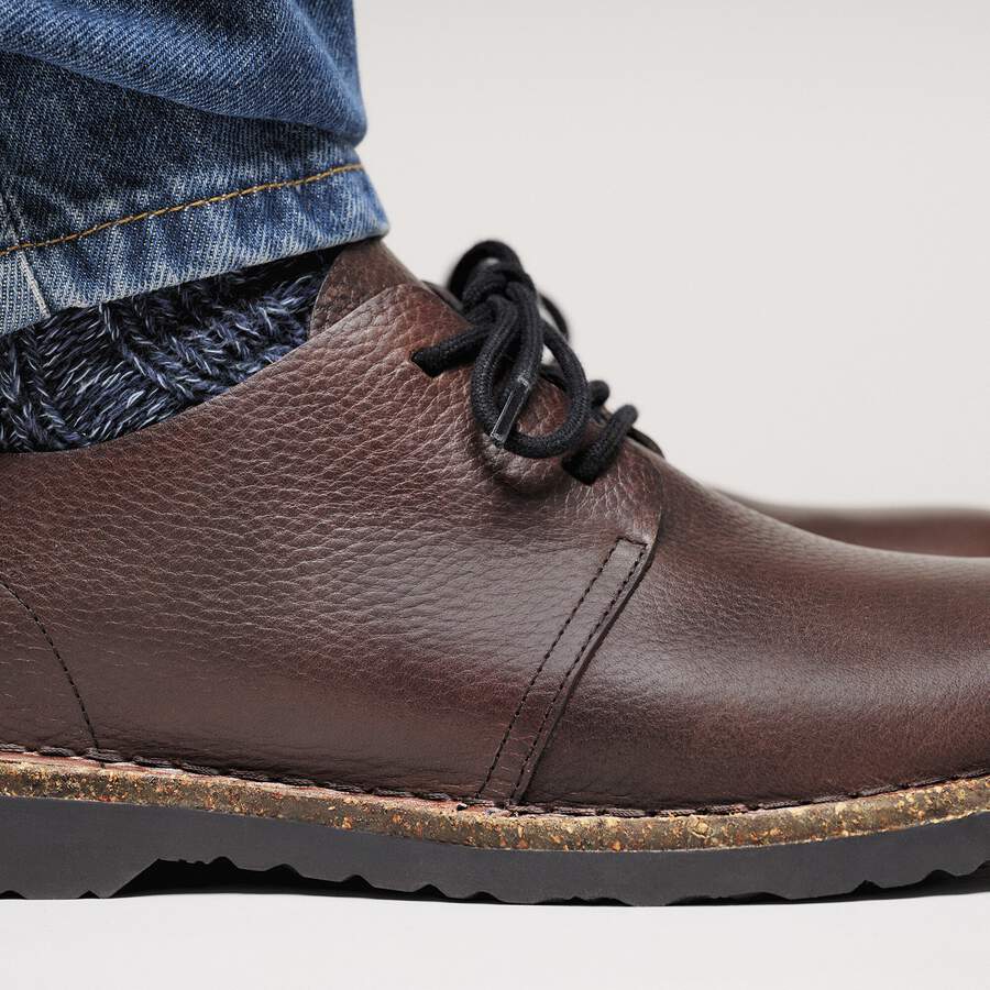 Uppsala Low Natural Leather - Chocolate