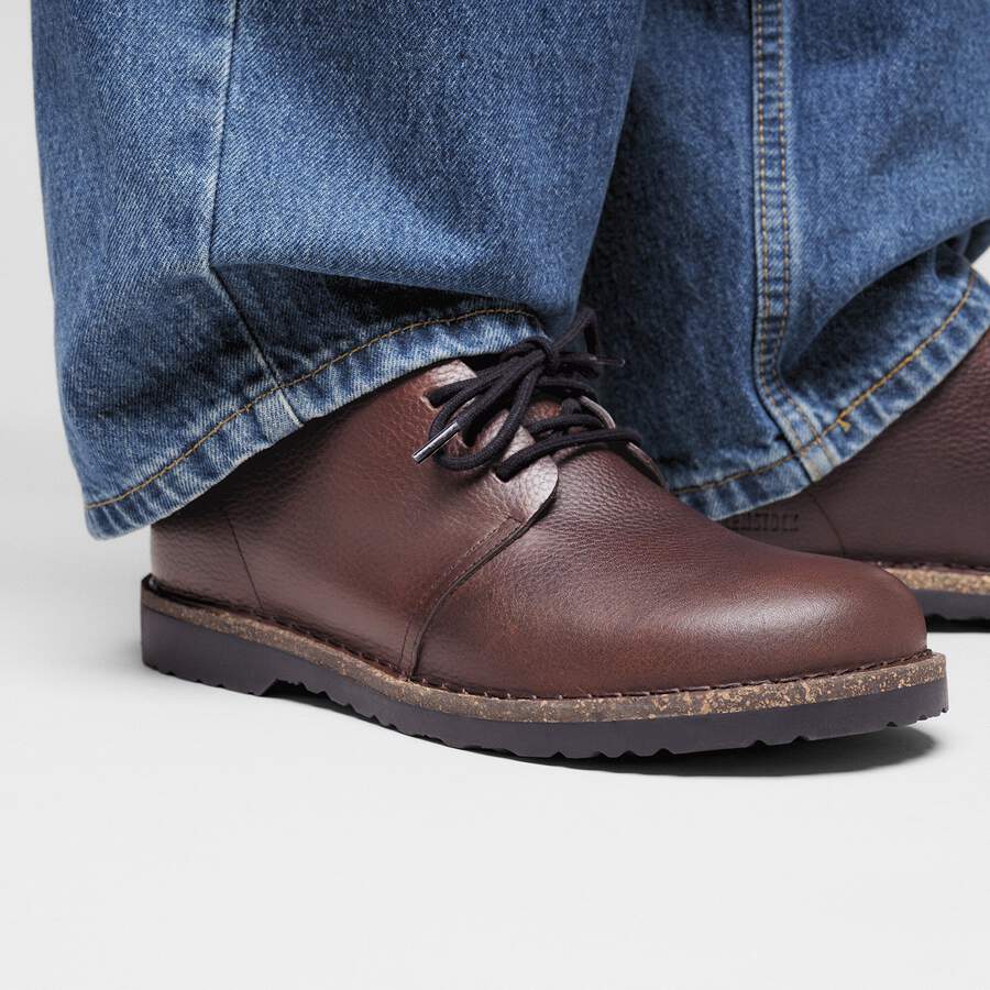 Uppsala Low Natural Leather - Chocolate
