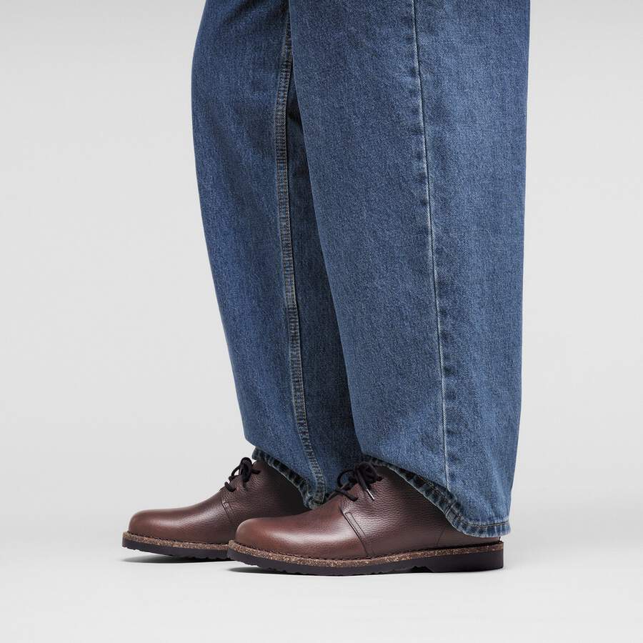 Uppsala Low Natural Leather - Chocolate