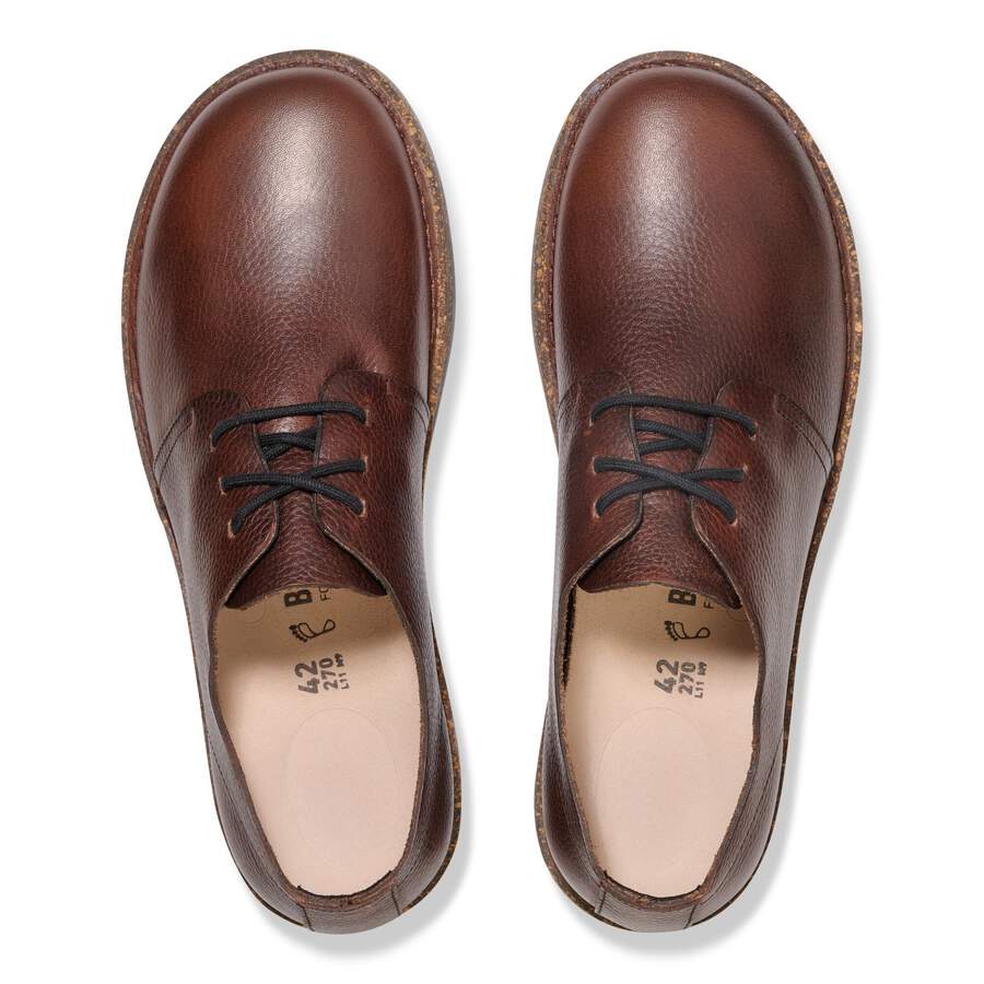 Uppsala Low Natural Leather - Chocolate