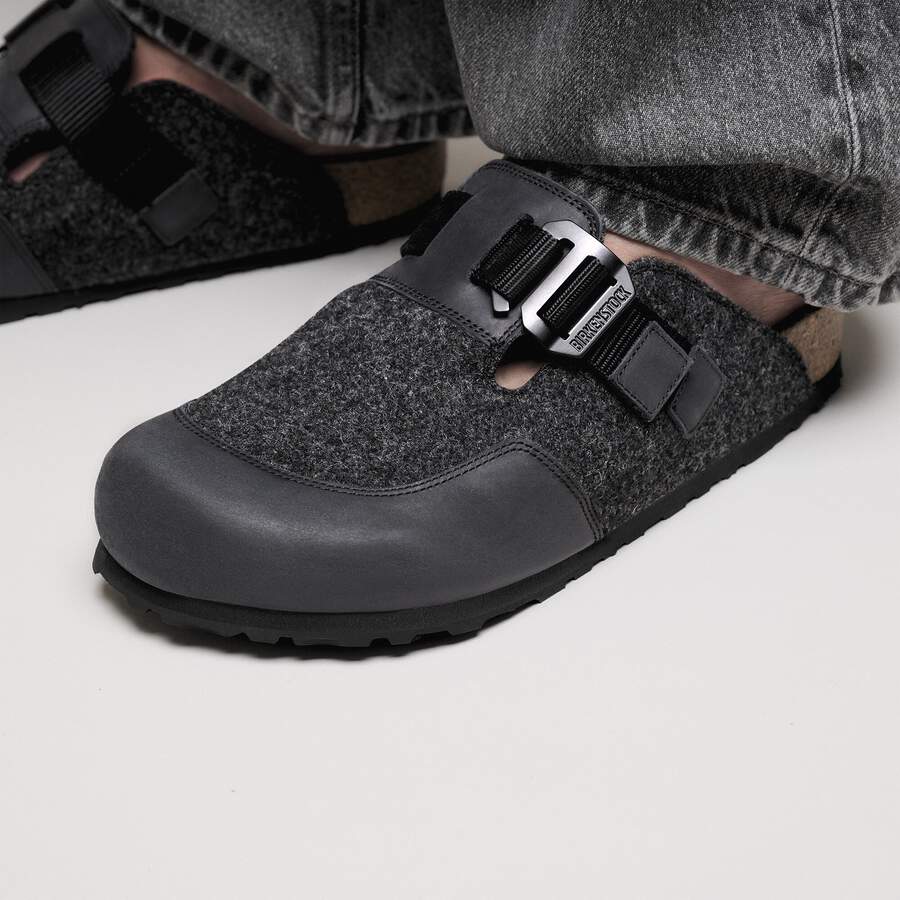 Boston Nova Felt Leather/Textile/Felt - Anthracite