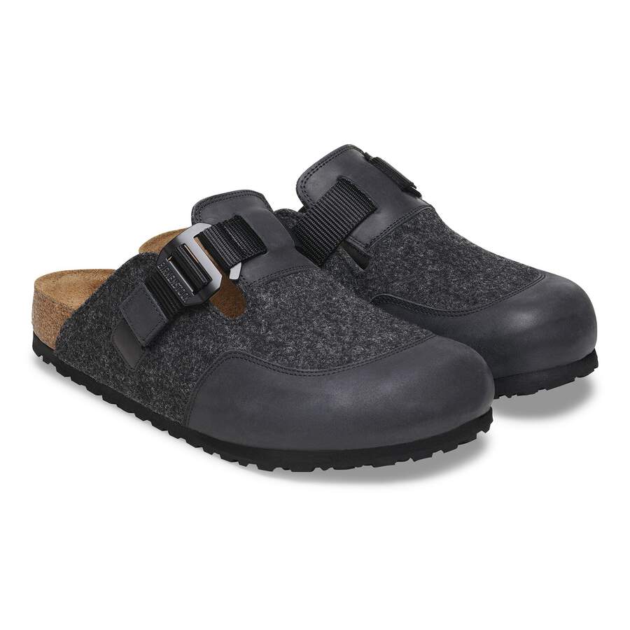 Boston Nova Felt Leather/Textile/Felt - Anthracite