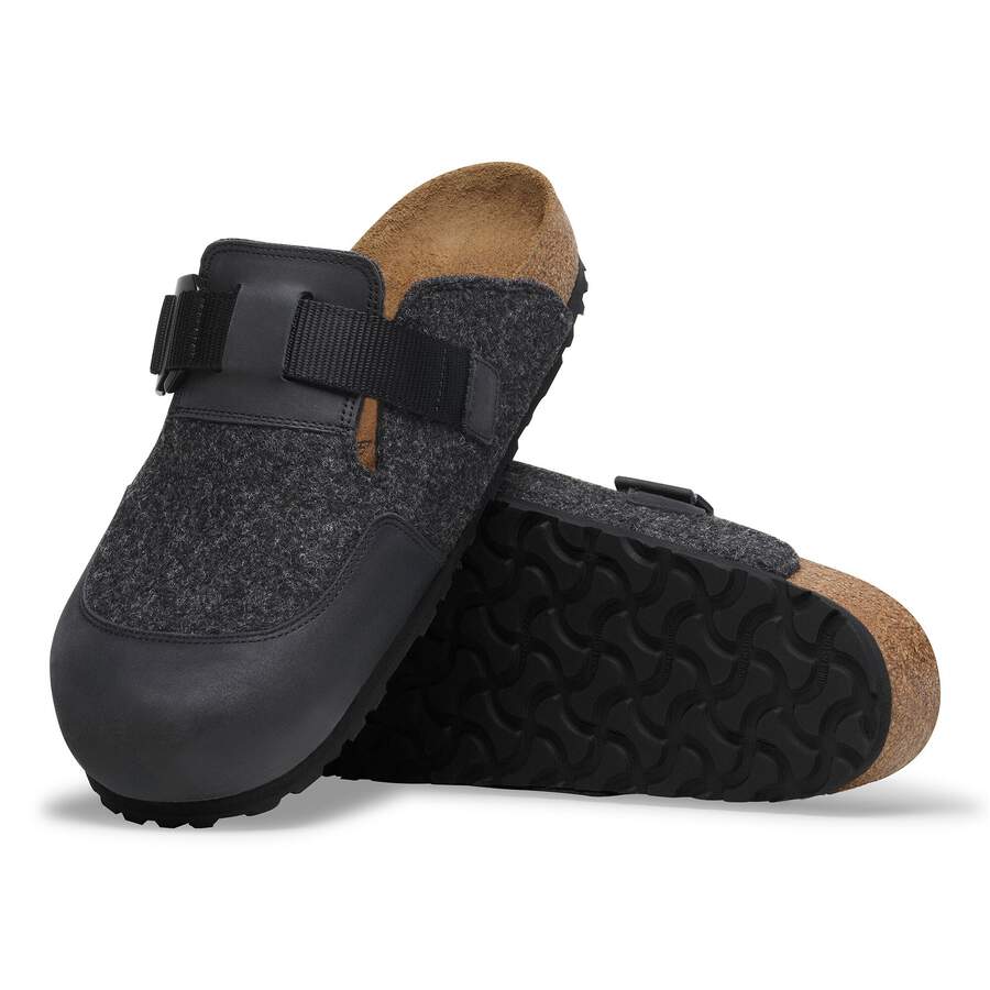 Boston Nova Felt Leather/Textile/Felt - Anthracite