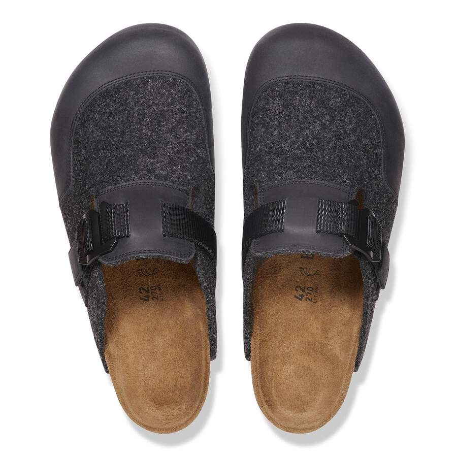 Boston Nova Felt Leather/Textile/Felt - Anthracite