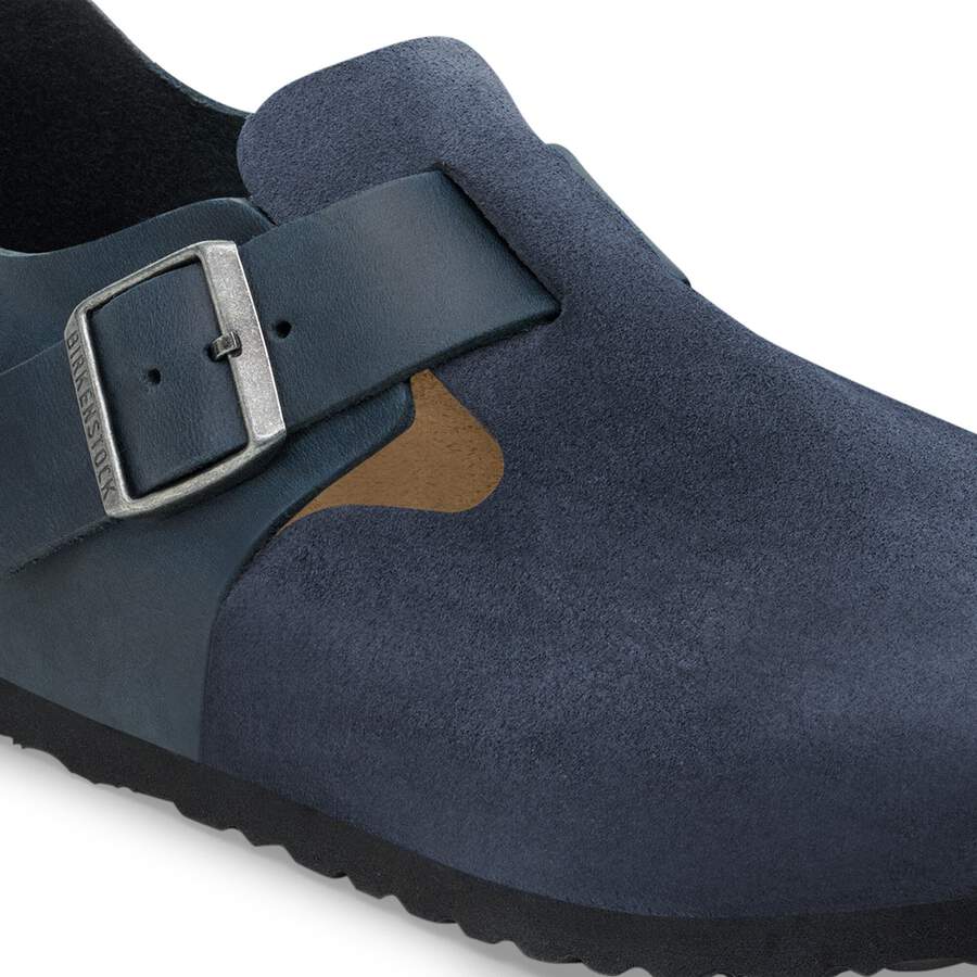 London Mixed Leather - New Navy