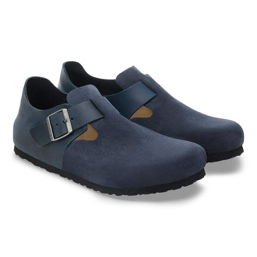 London Mixed Leather - New Navy