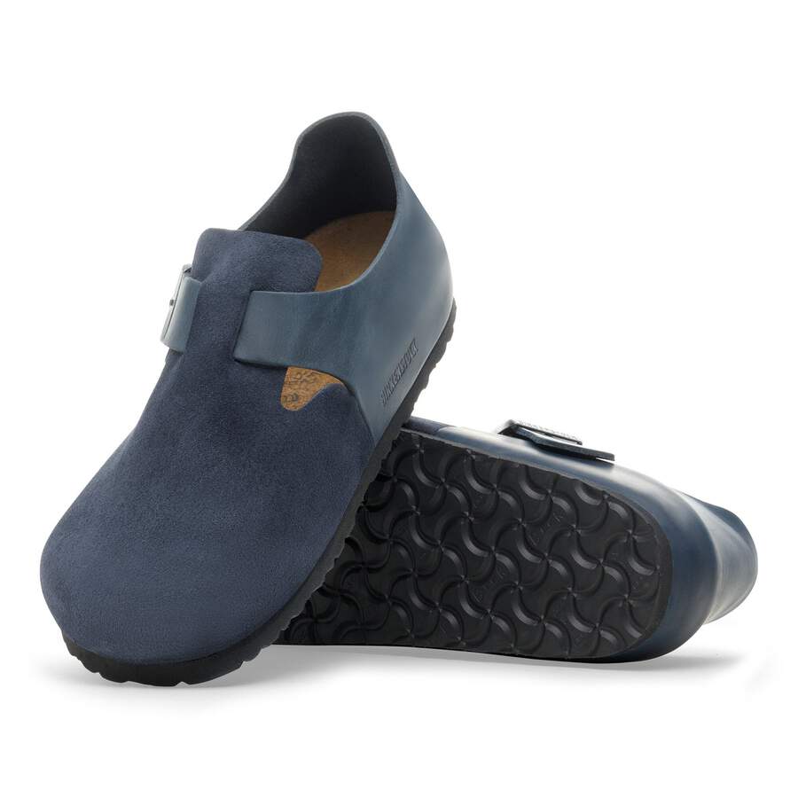 London Mixed Leather - New Navy