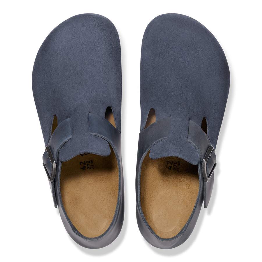 London Mixed Leather - New Navy
