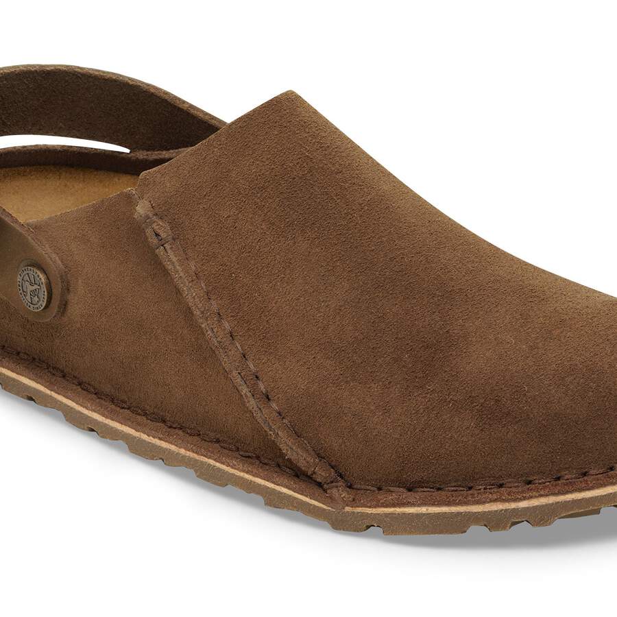 Lutry Premium Suede Leather - Dark Tea
