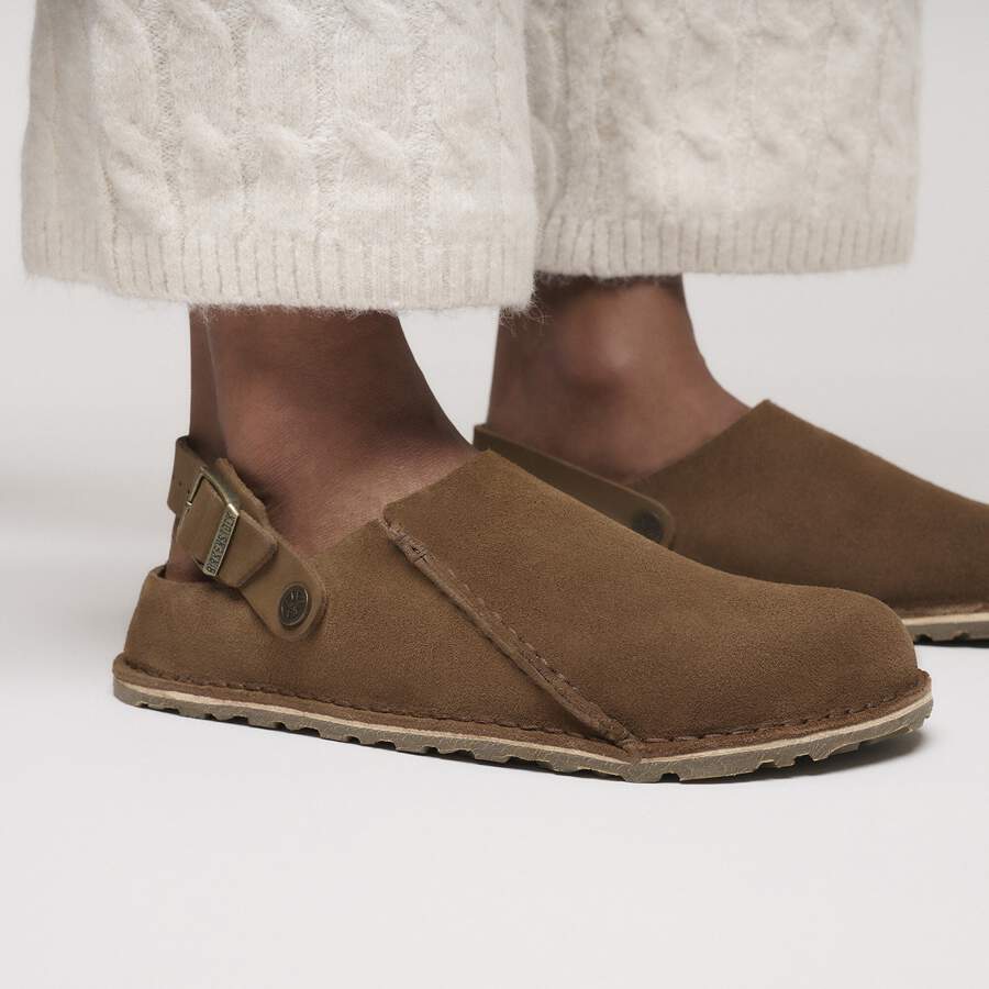 Lutry Premium Suede Leather - Dark Tea