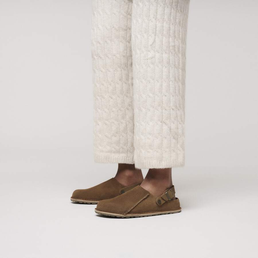 Lutry Premium Suede Leather - Dark Tea