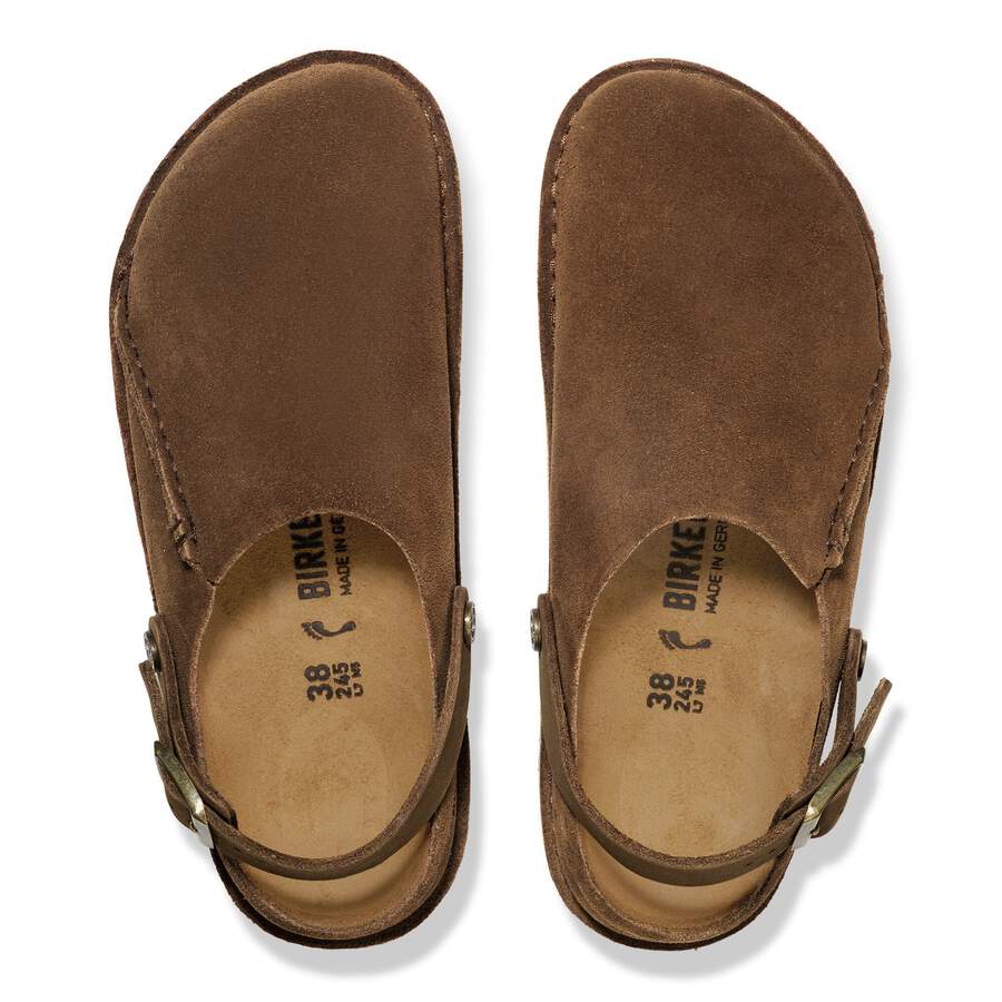 Lutry Premium Suede Leather - Dark Tea
