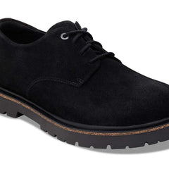 Highwood Lace Low Suede Leather - Black