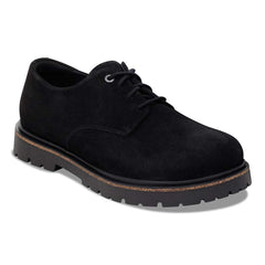 Highwood Lace Low Suede Leather - Black