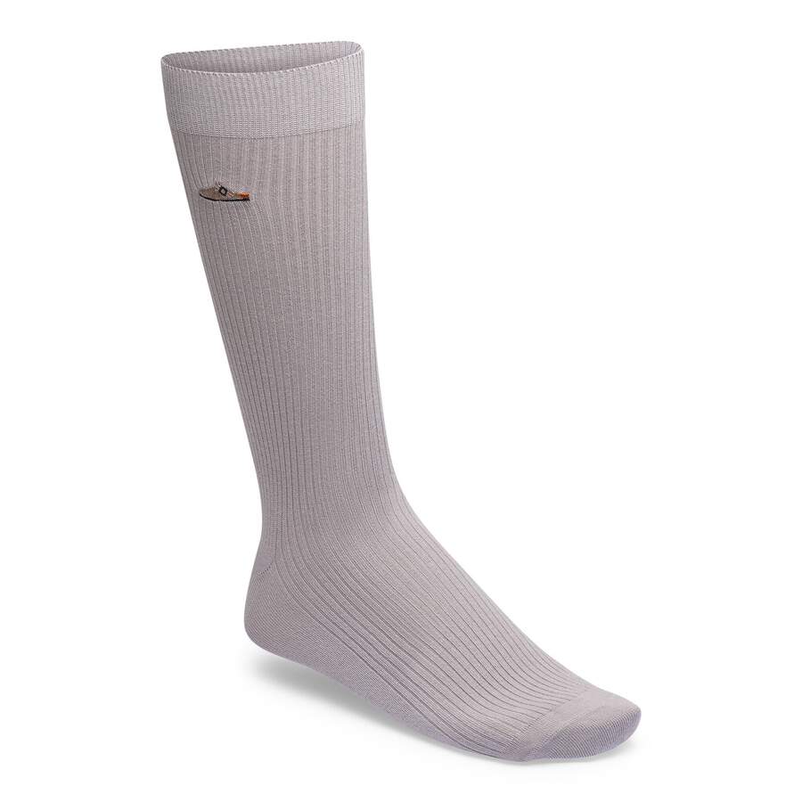 Cotton Ribbed Socks Cotton/Polyamid/Elastane - White