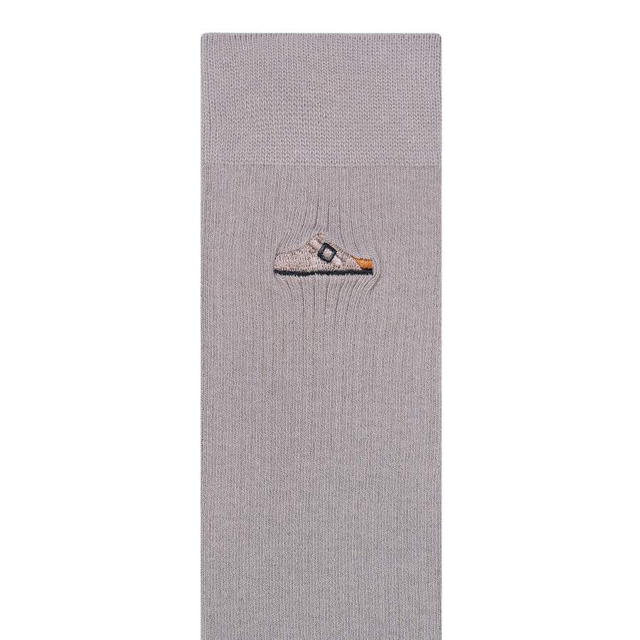 Cotton Ribbed Socks Cotton/Polyamid/Elastane - White