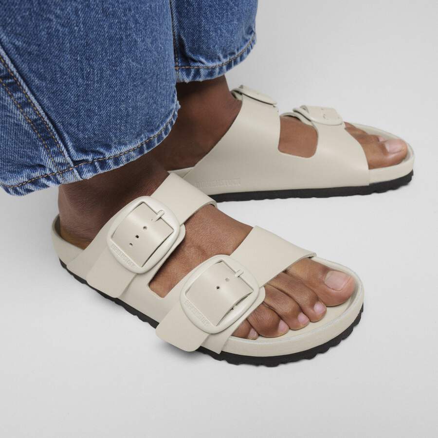 Arizona Big Buckle Natural Leather - New Dressy Oyster
