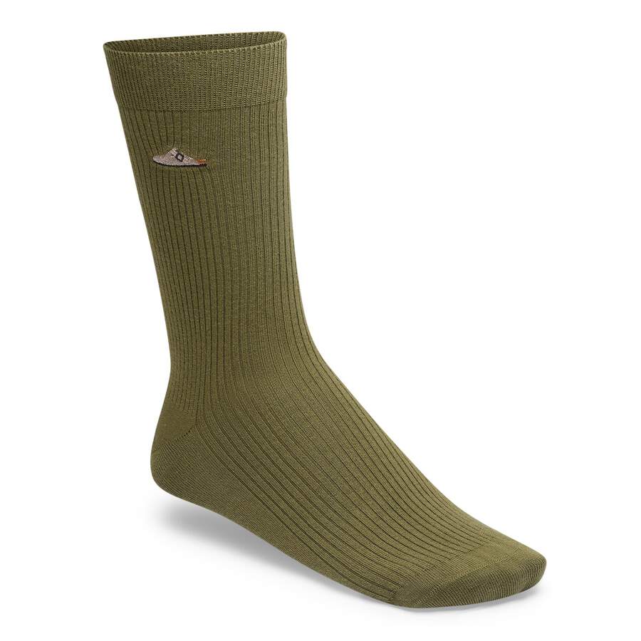 Cotton Ribbed Socks Cotton/Polyamid/Elastane - White