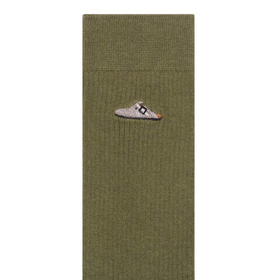 Cotton Ribbed Socks Cotton/Polyamid/Elastane - White