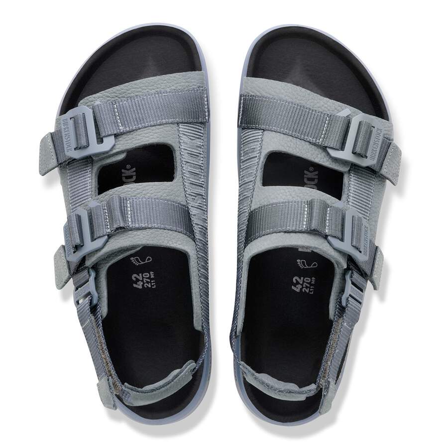 Shinjuku Natural Leather/Textile - Basalt Gray