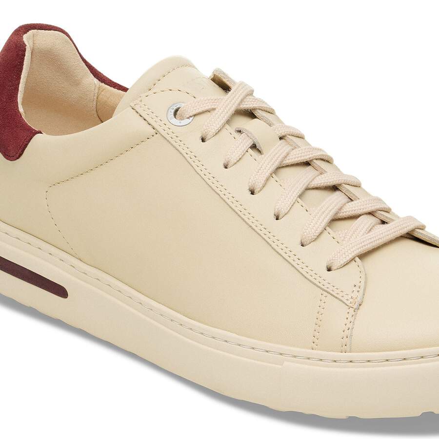 Bend Low Natural Leather - Eggshell/Zinfandel