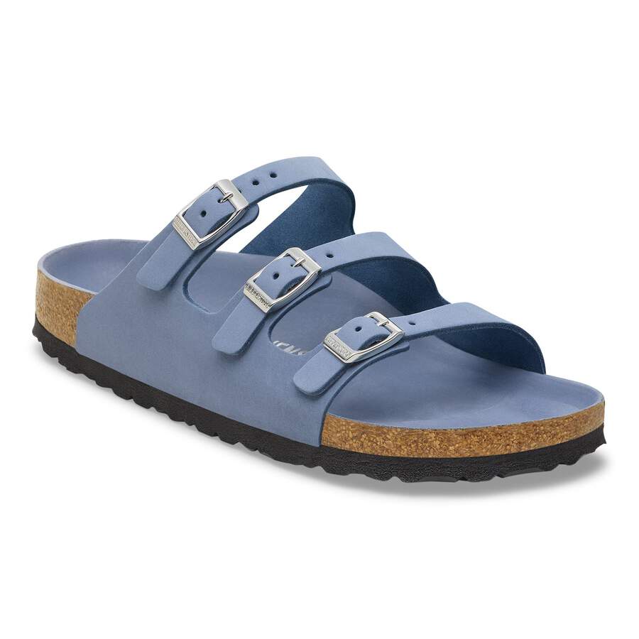 Florida Fresh Nubuck Leather - Stone Blue