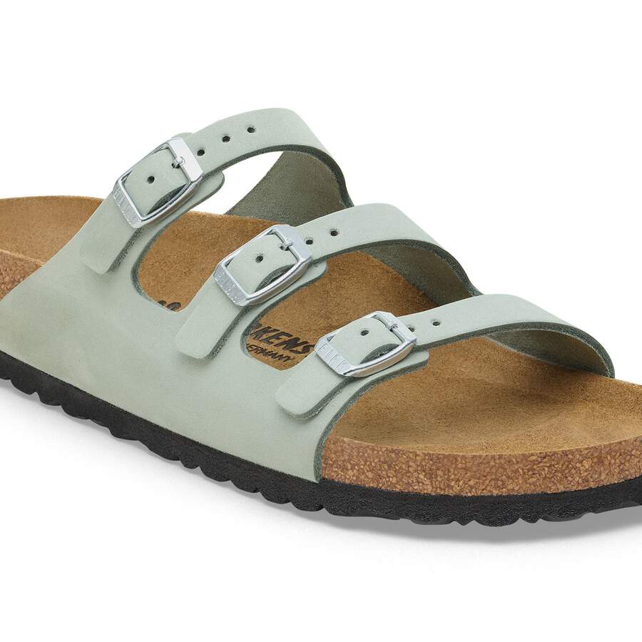 Florida Fresh Nubuck Leather - Pure Sage