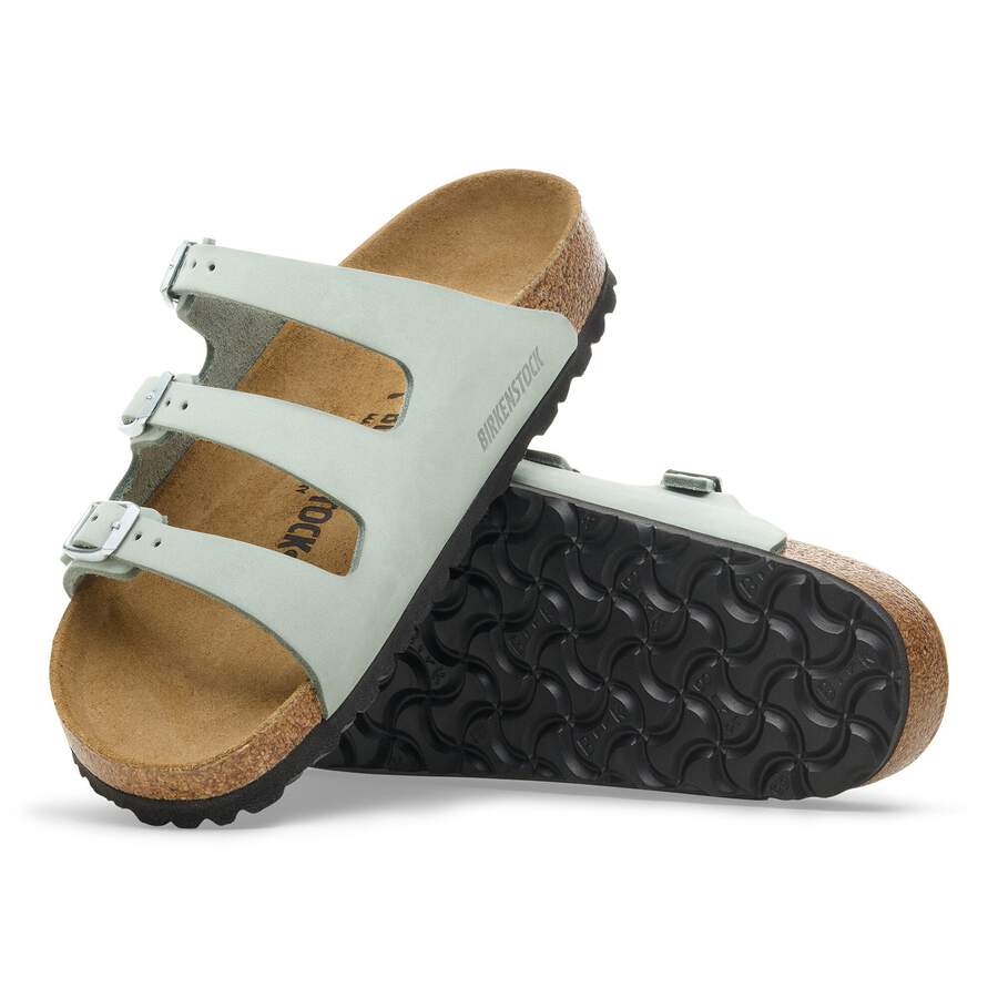 Florida Fresh Nubuck Leather - Pure Sage