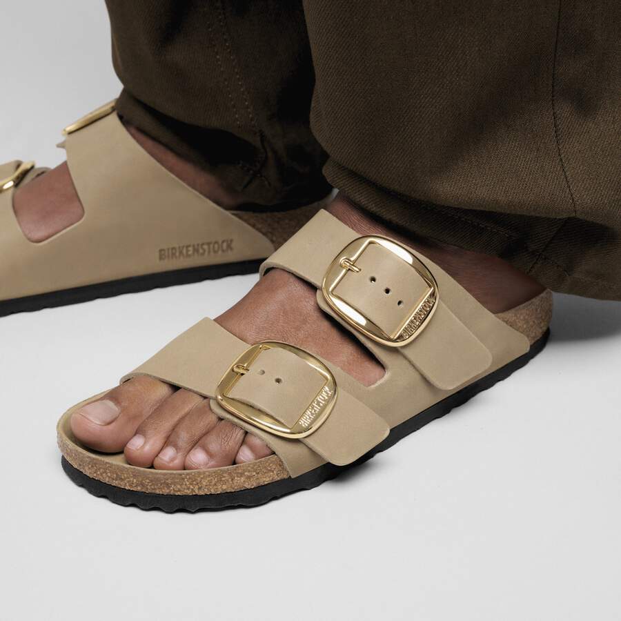Arizona Big Buckle Natural Leather Oiled - Tobacco Brown