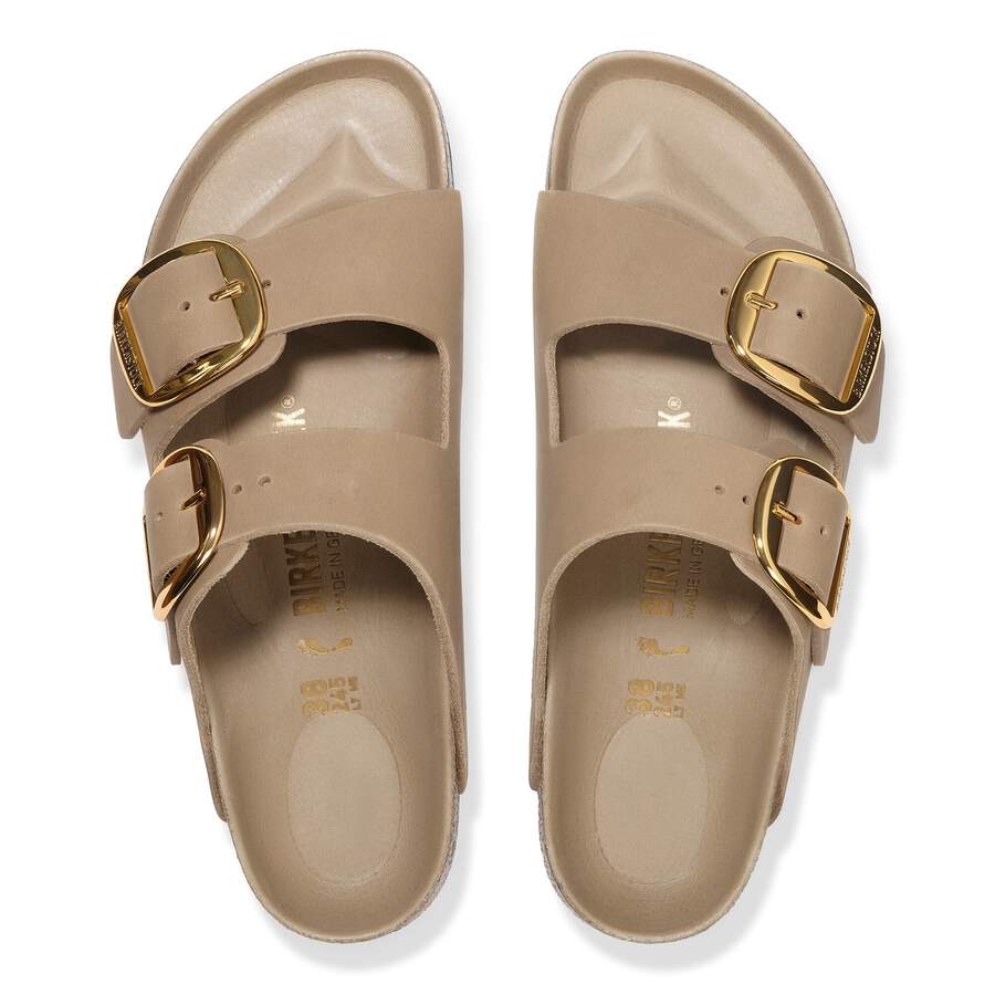 Arizona Big Buckle Natural Leather Oiled - Tobacco Brown