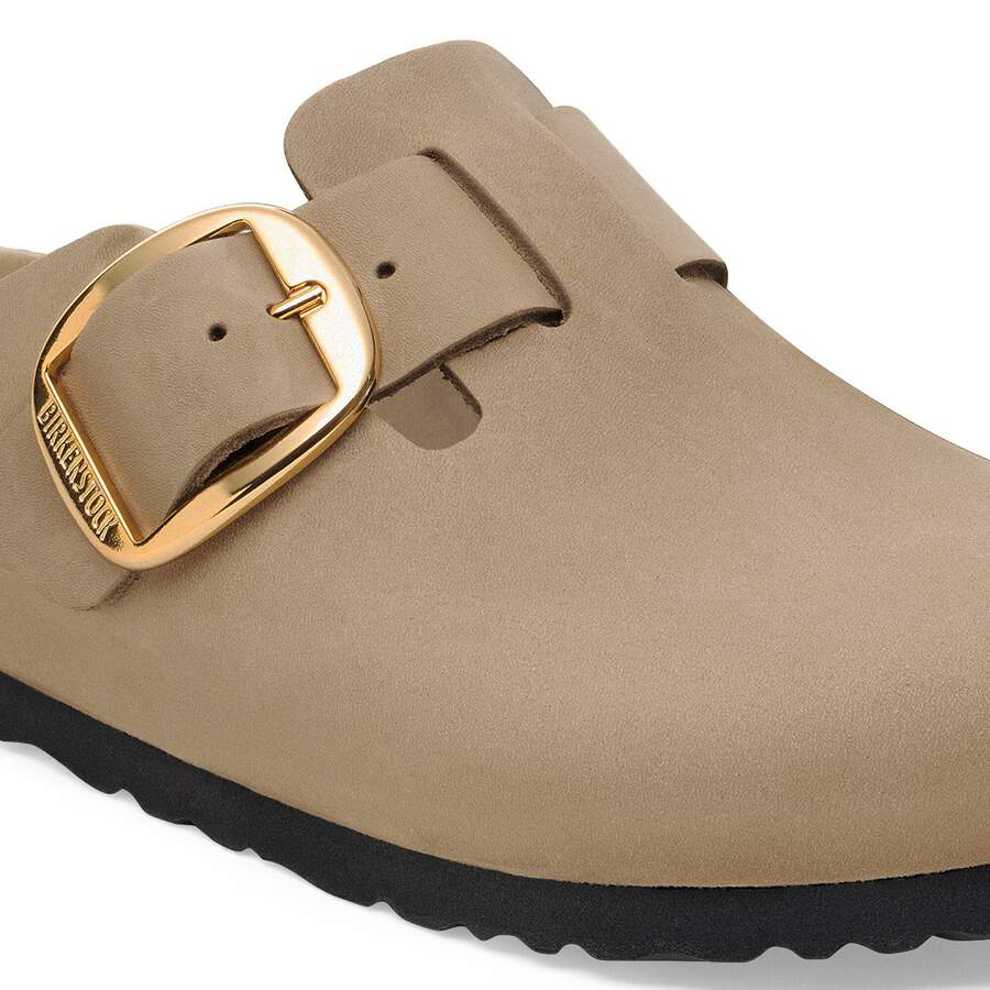 Boston Big Buckle Natural Leather Oiled - Tobacco Brown