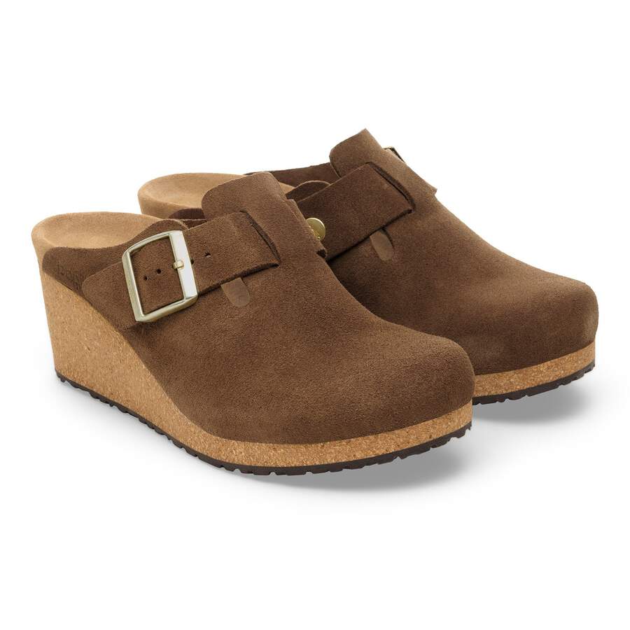 Fanny Suede Leather - Dark Tea