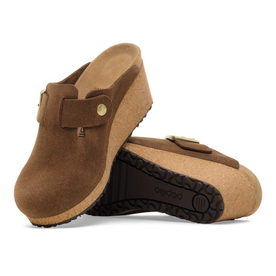 Fanny Suede Leather - Dark Tea