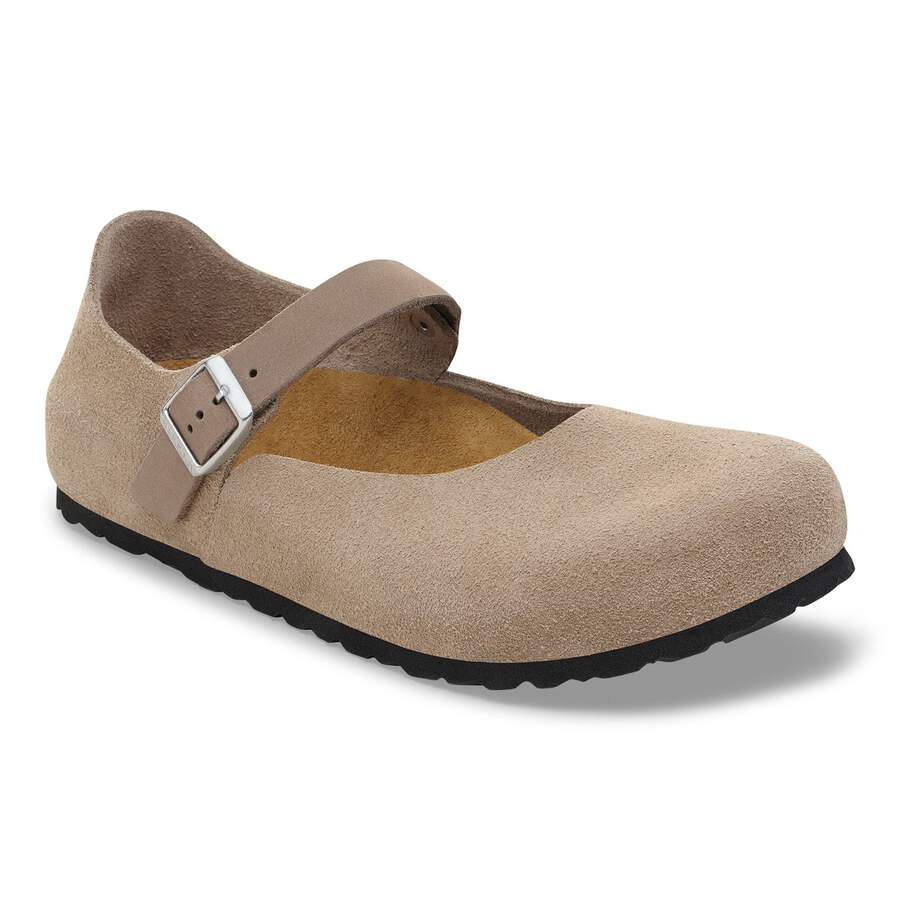 Mantova Suede Leather - Taupe