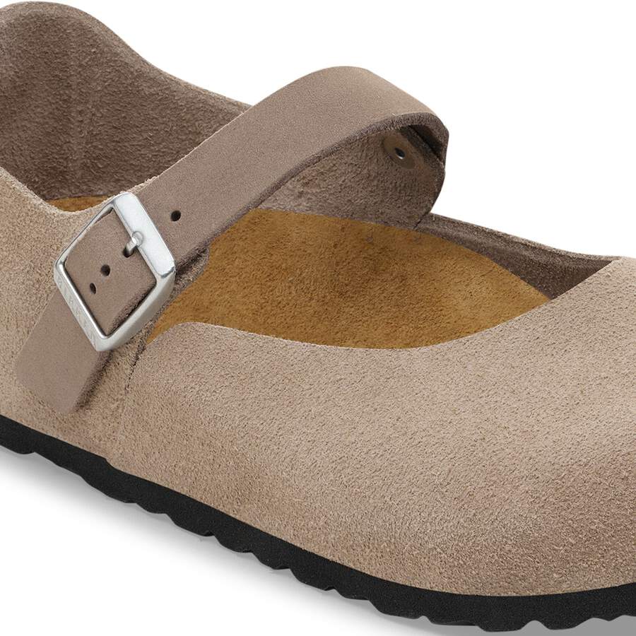 Mantova Suede Leather - Taupe