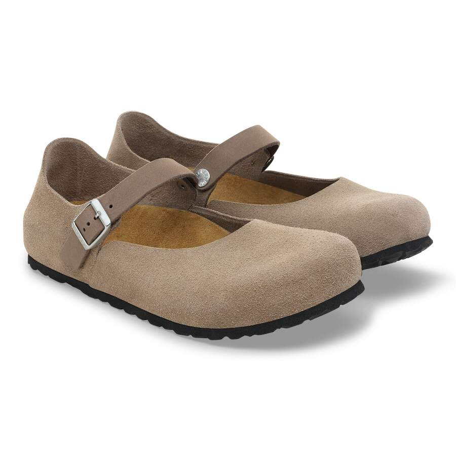 Mantova Suede Leather - Taupe
