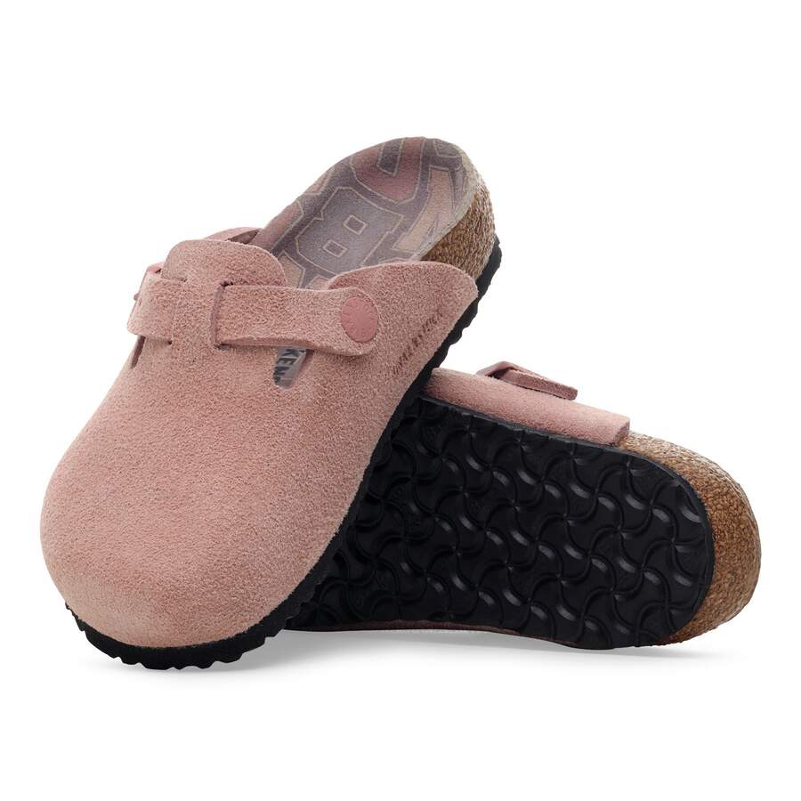 Boston Kids Suede Leather - Pink Clay