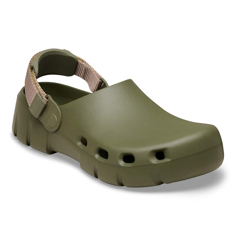 Birki Flow TEX EVA - Khaki/Gray Taupe