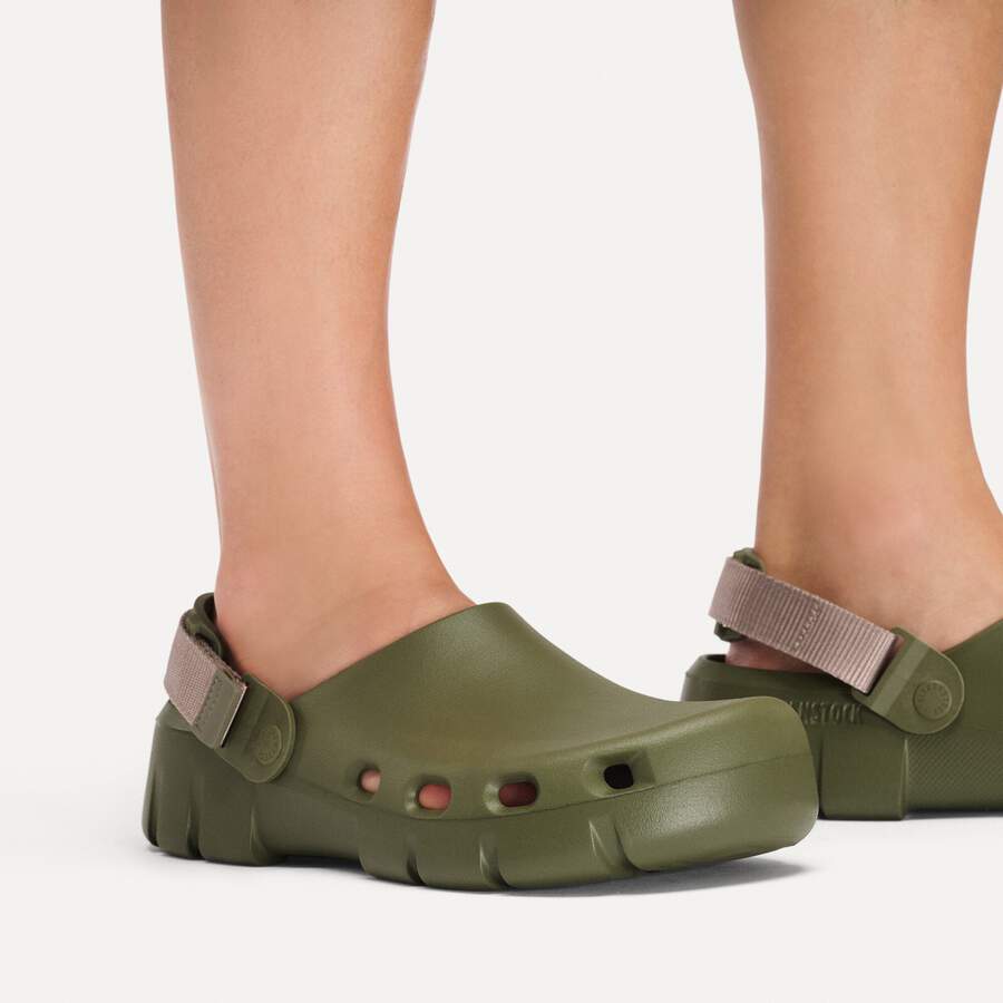 Birki Flow TEX EVA - Khaki/Gray Taupe