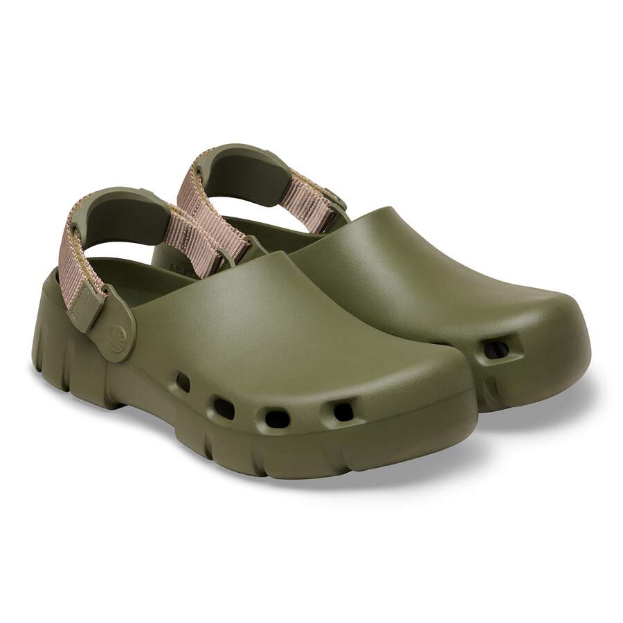Birki Flow TEX EVA - Khaki/Gray Taupe