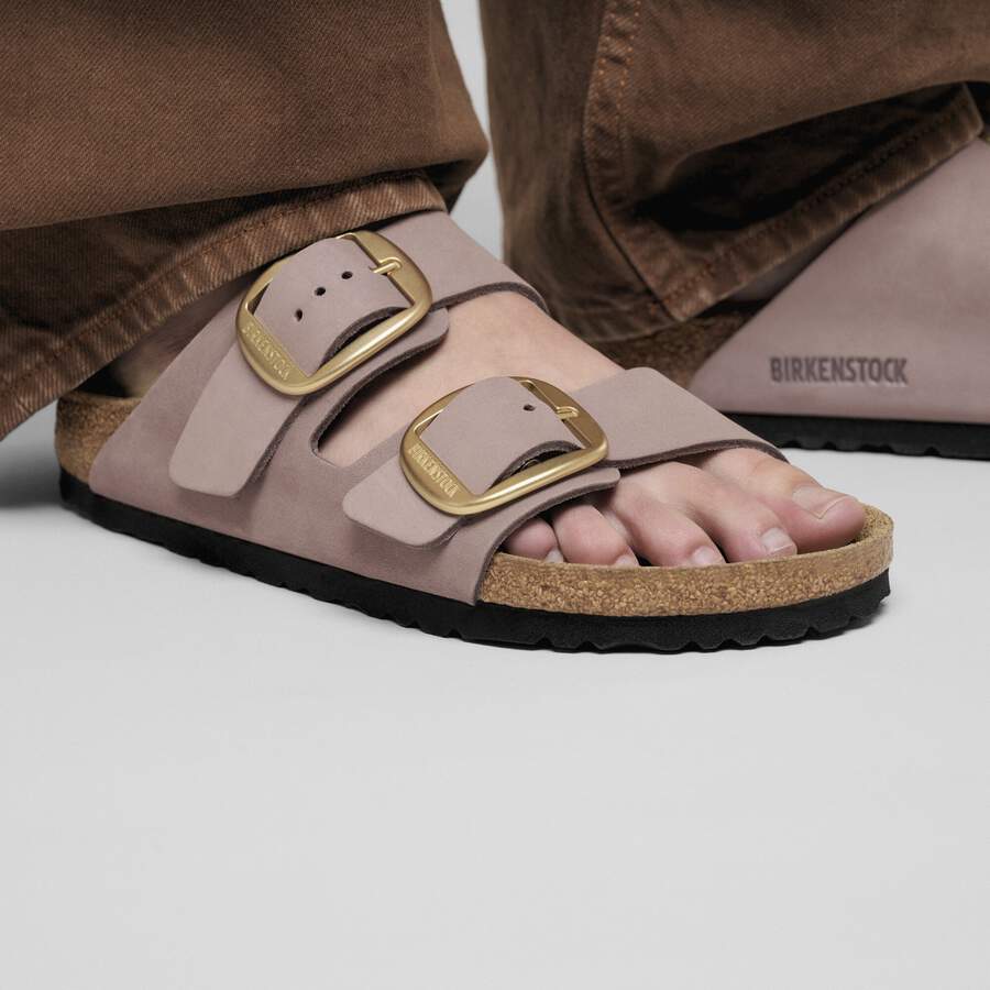 Arizona Big Buckle Nubuck Leather - Faded Purple