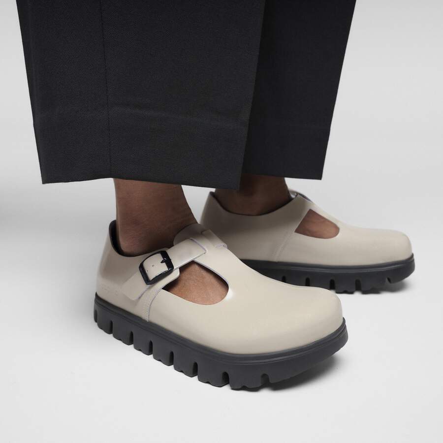 Paris Chunky Natural Leather - Oyster