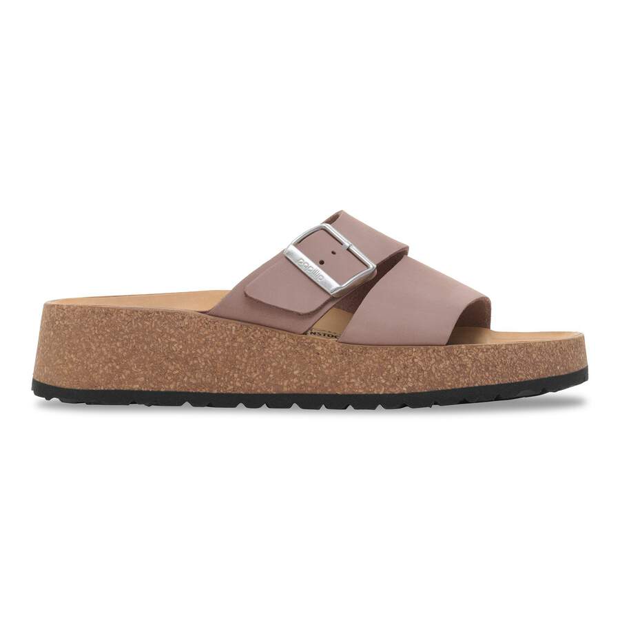 Almina Nubuck Leather - Faded Purple