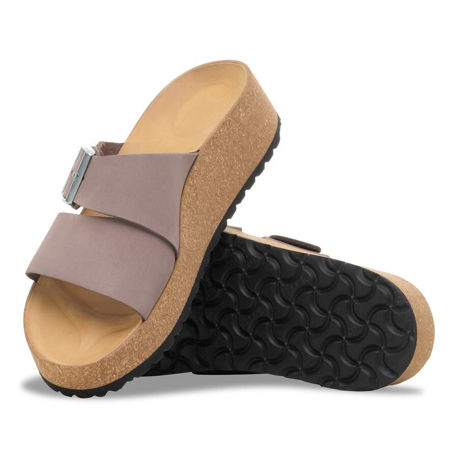 Almina Nubuck Leather - Faded Purple