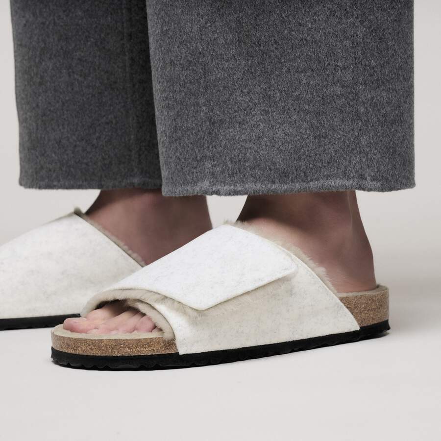 Solana Shearling Felt - Oyster